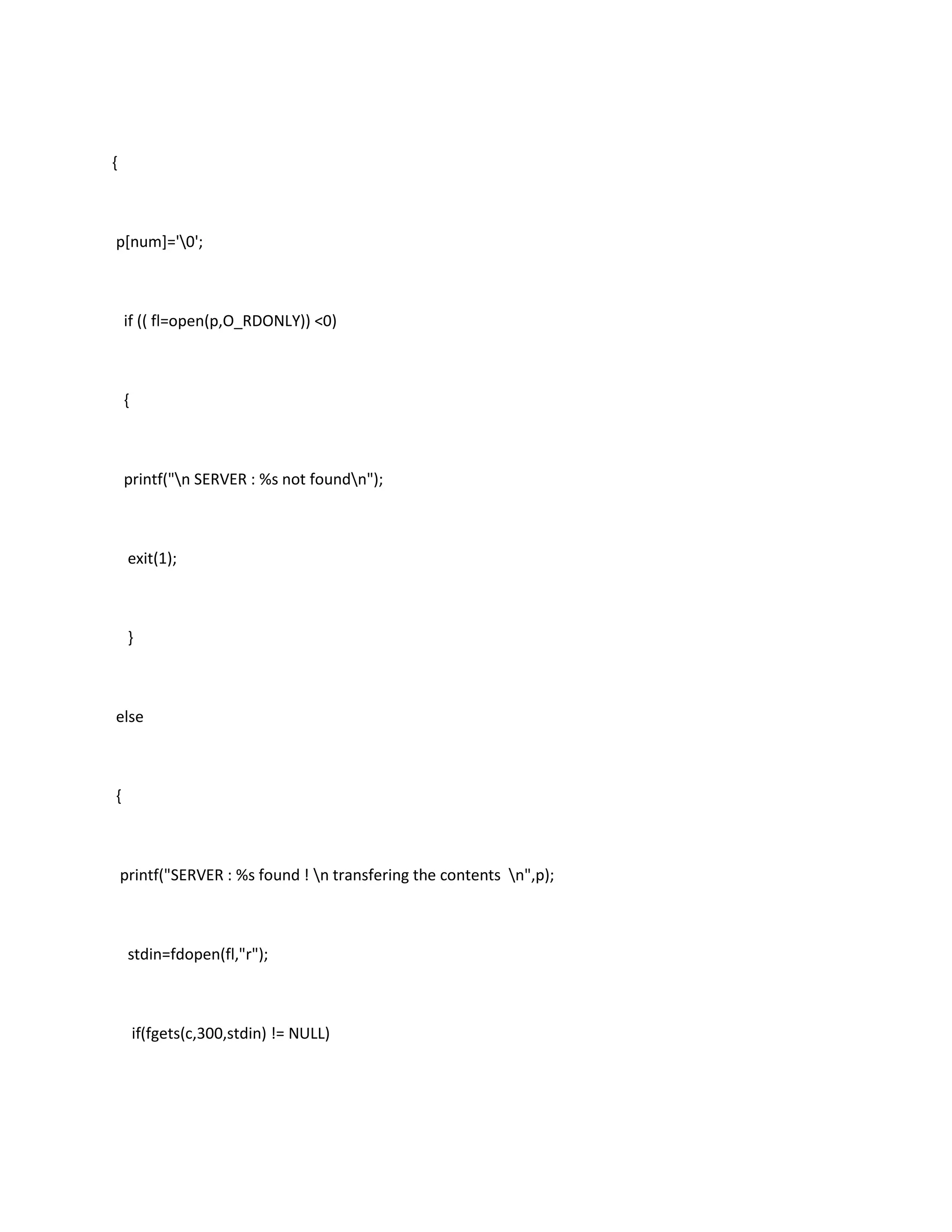 Network lap pgms 7th semester