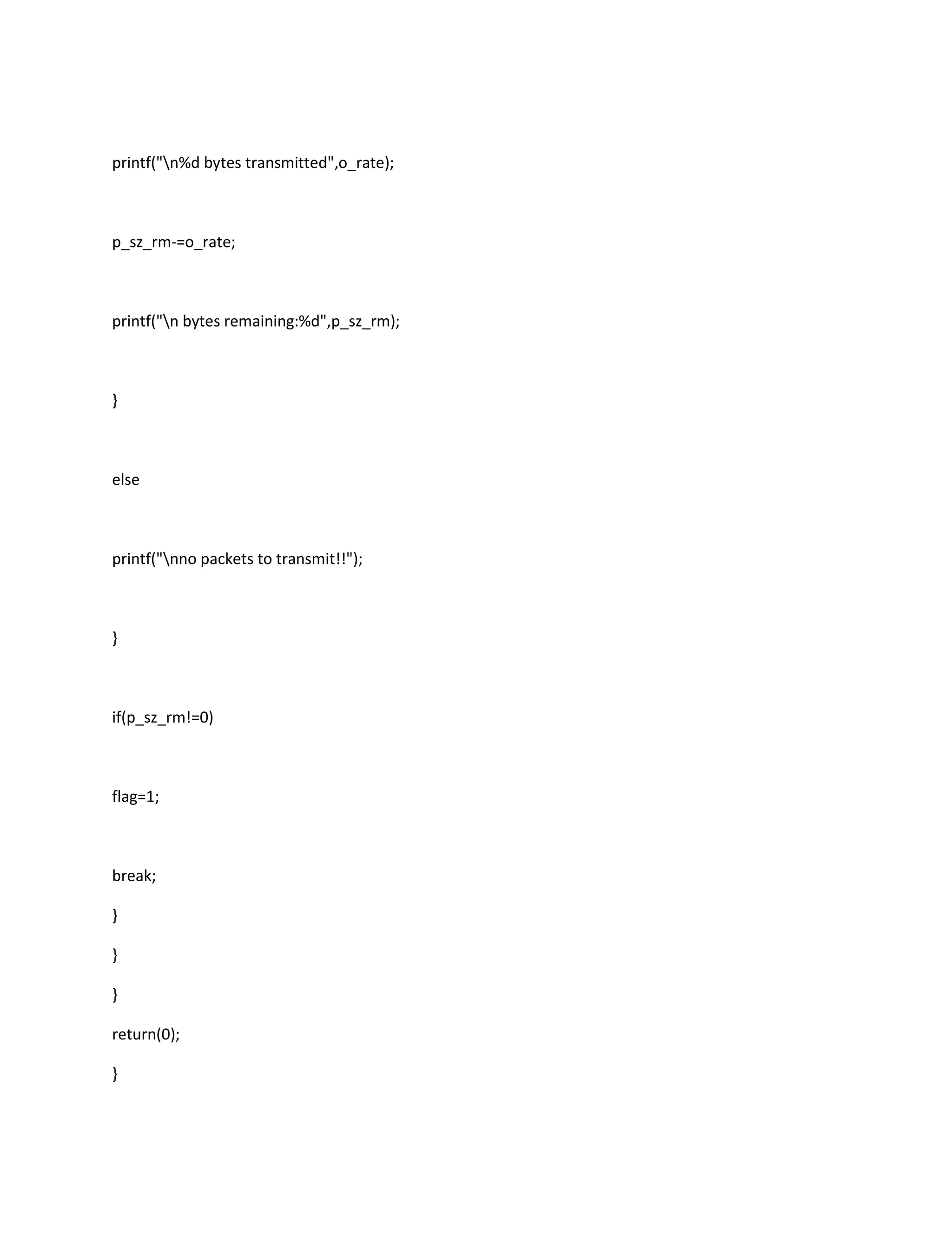 Network lap pgms 7th semester