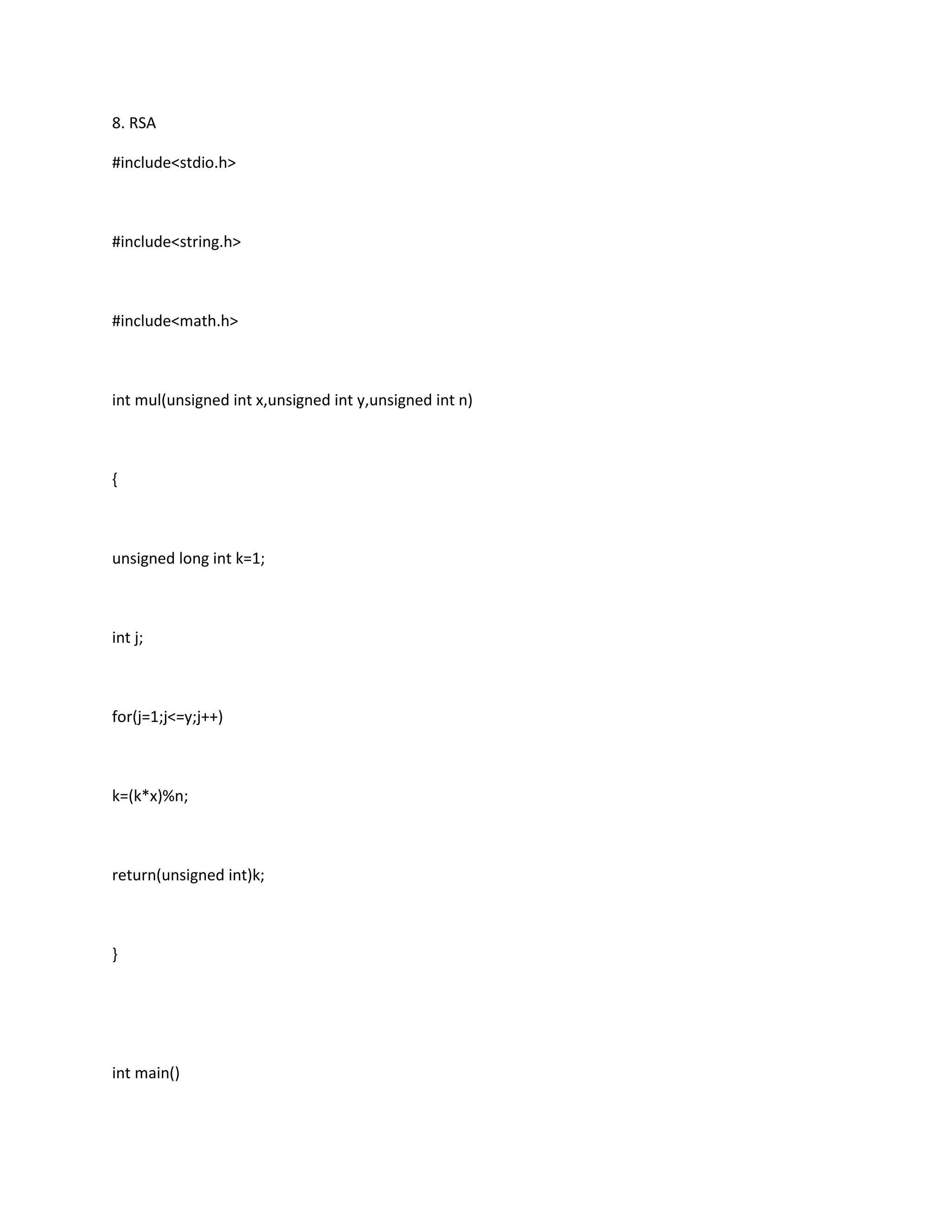 Network lap pgms 7th semester