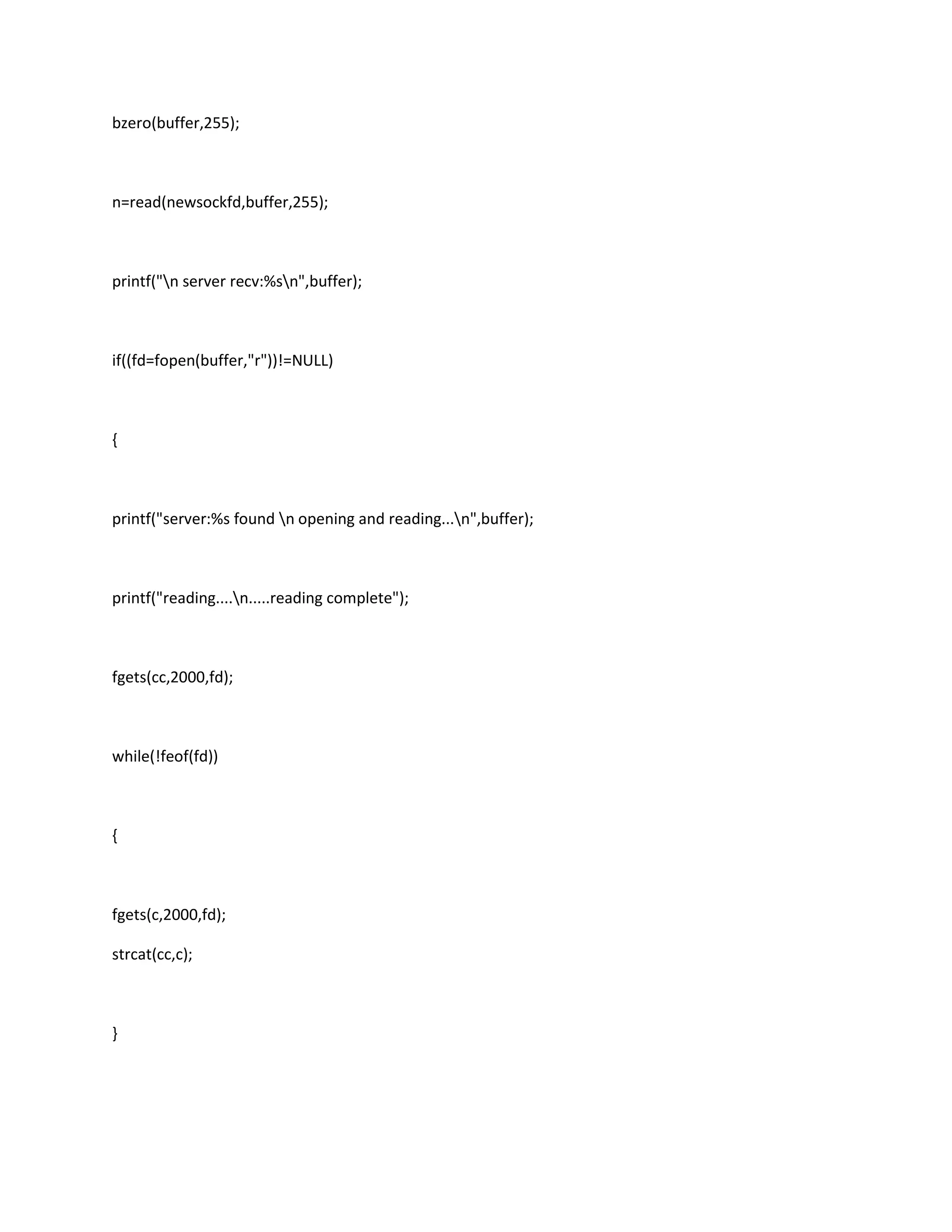 Network lap pgms 7th semester