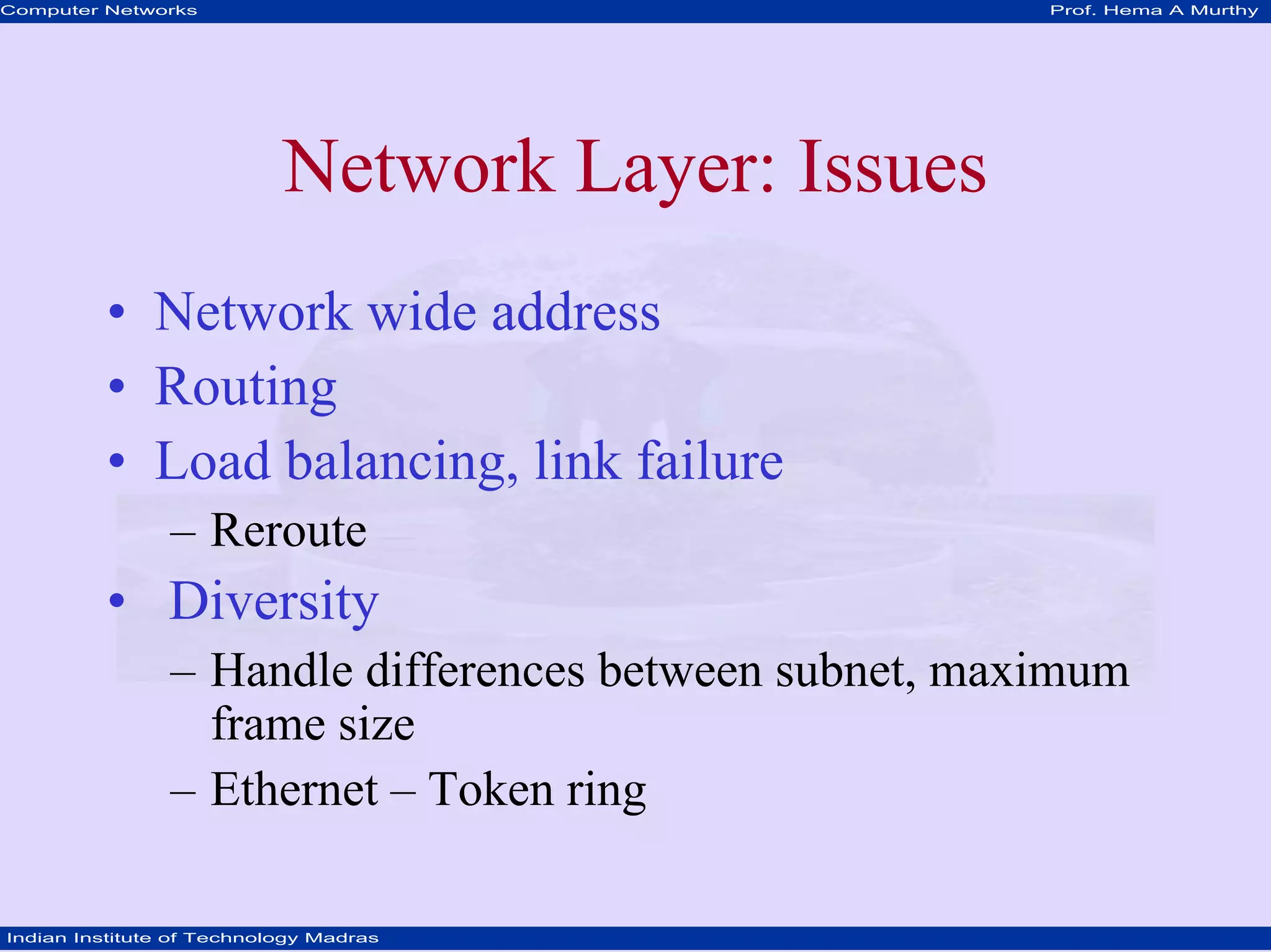 Network layer | PPT