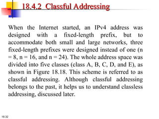 Network Layer packetizing and addressing.ppt