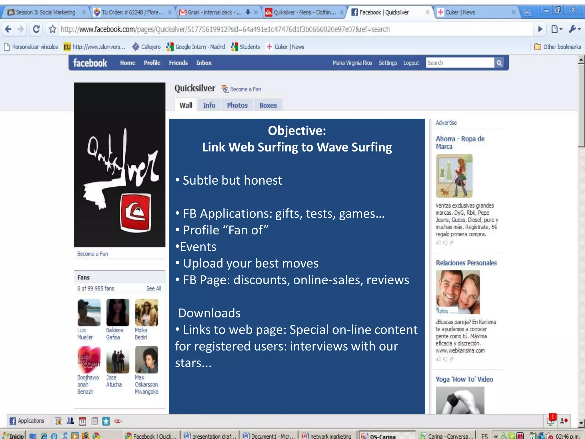 Network Marketing: Quicksilver Case