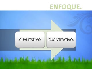 CUALITATIVO CUANTITATIVO.
 