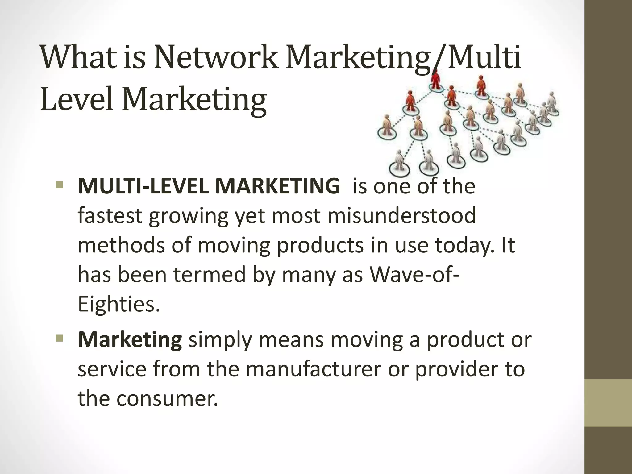Network marketing Business of 21st century PPT