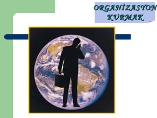 ORGANİZASYONORGANİZASYON
KURMAKKURMAK
 