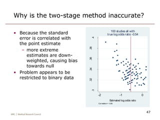 Network meta-analysis & models for inconsistency | PPTX