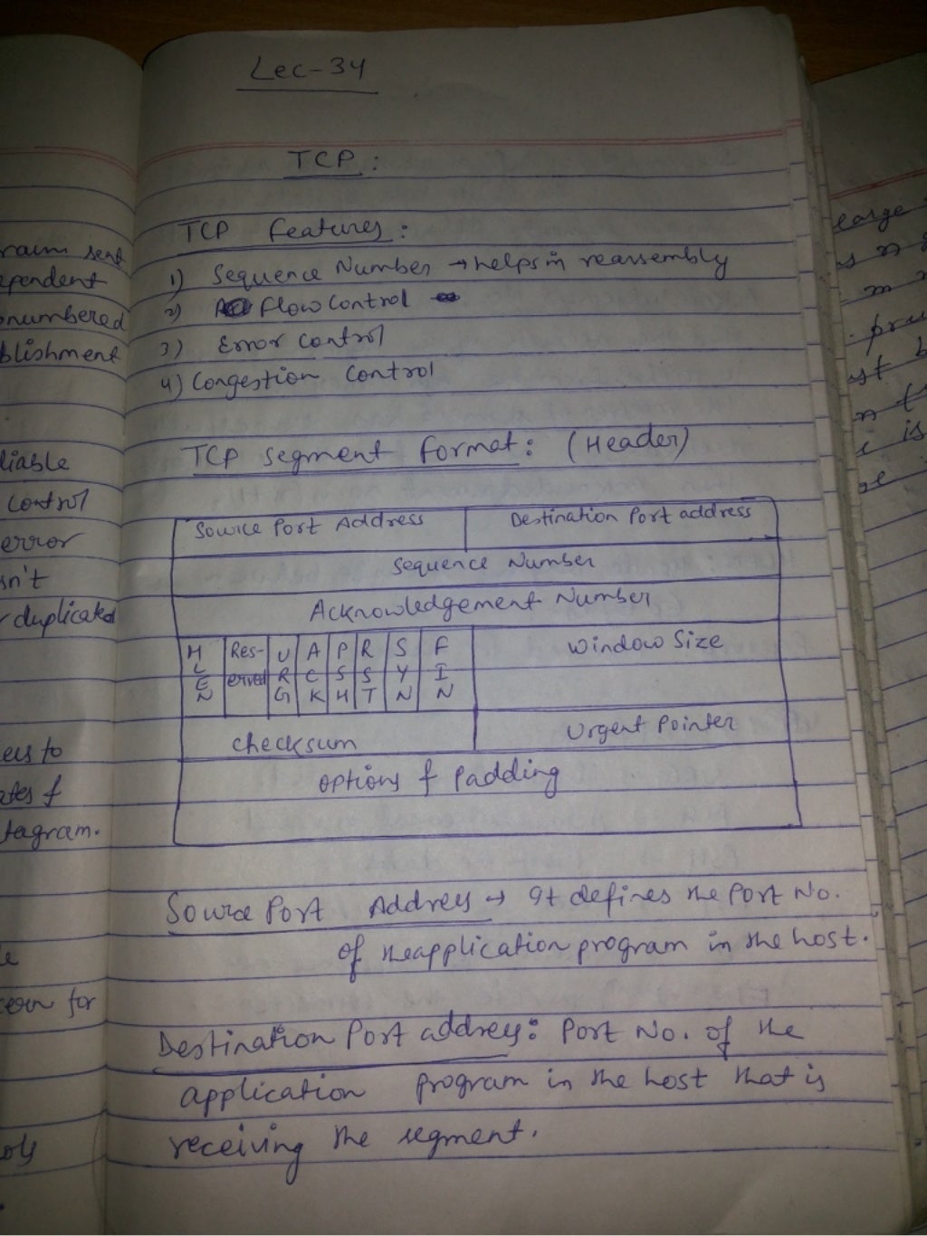 Network notes