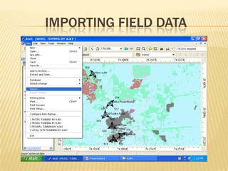 IMPORTING FIELD DATA
 