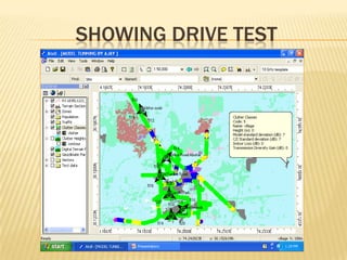 SHOWING DRIVE TEST
 