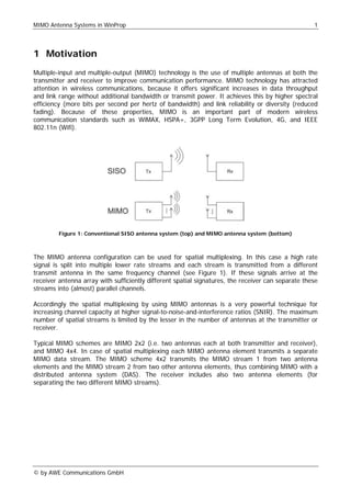 Network planning mimo | PDF | Physics | Science