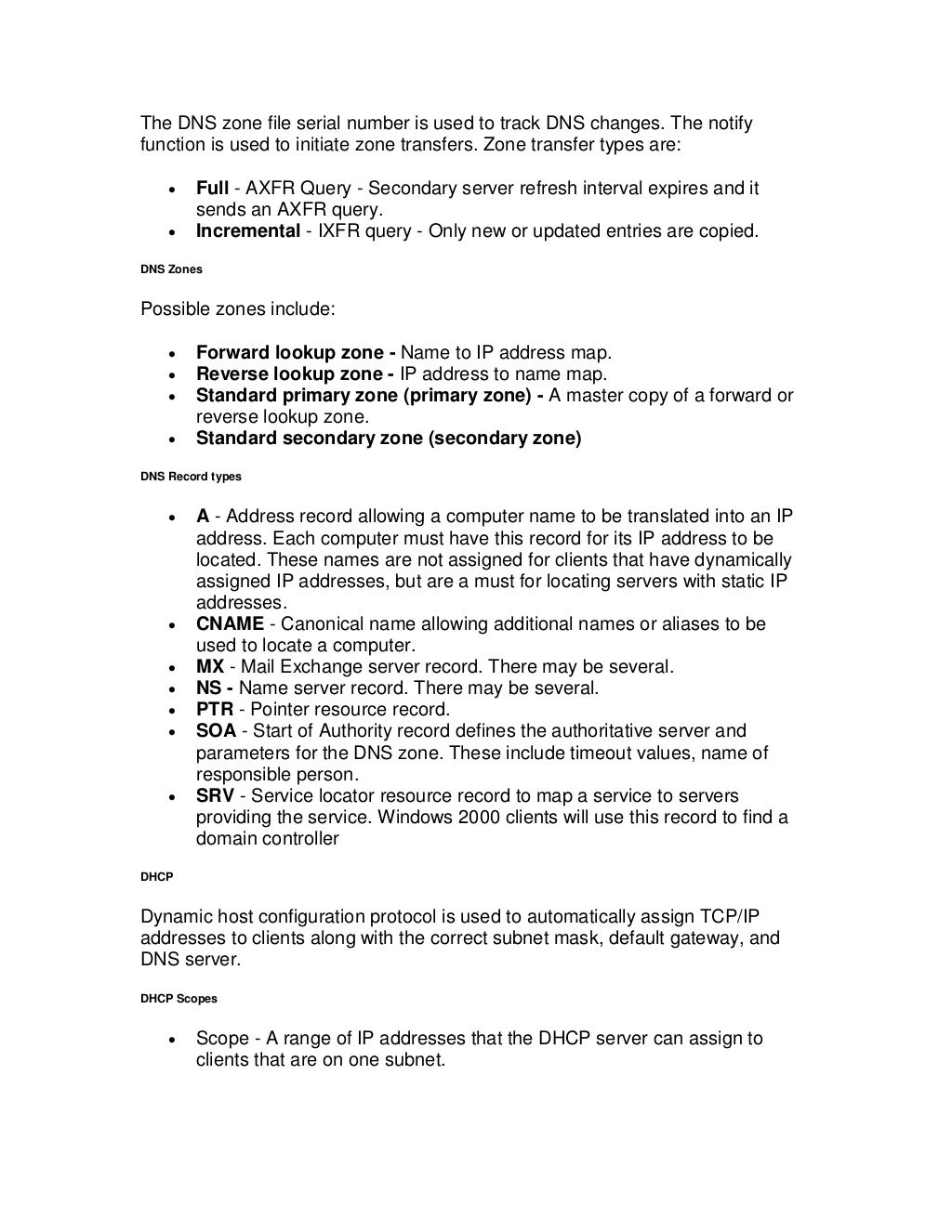 Network plus study guide N10005