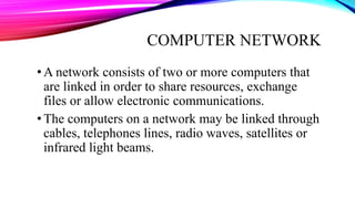 Network ppt 1 | PPT