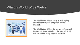 HTTP & WWW | PPTX | Internet | Computing