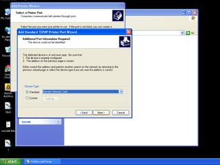 Network Printer Configuration Pptx