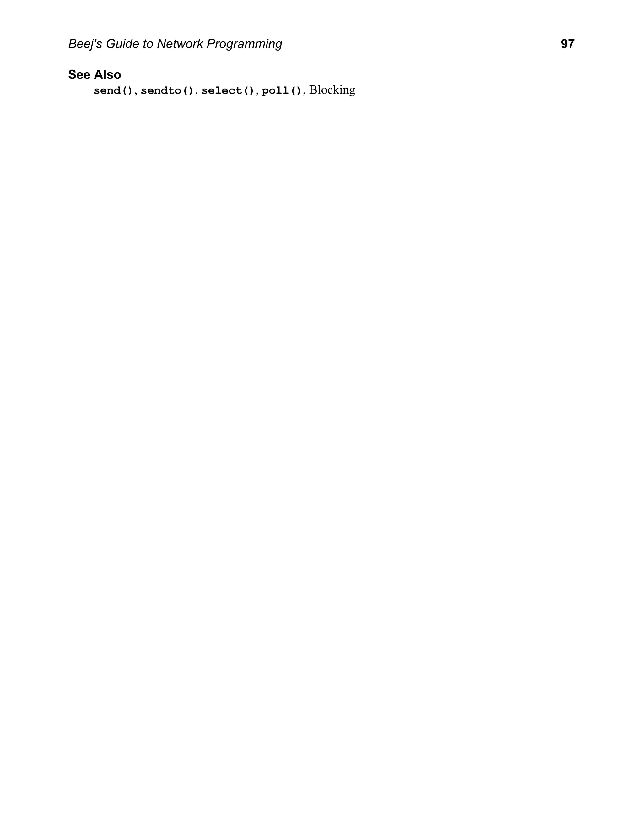 Network Programming
