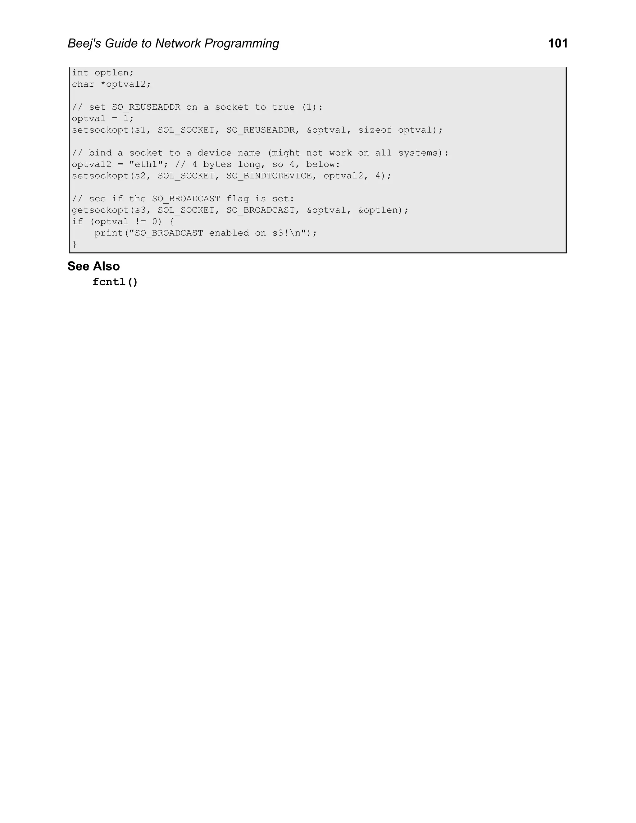 Network Programming