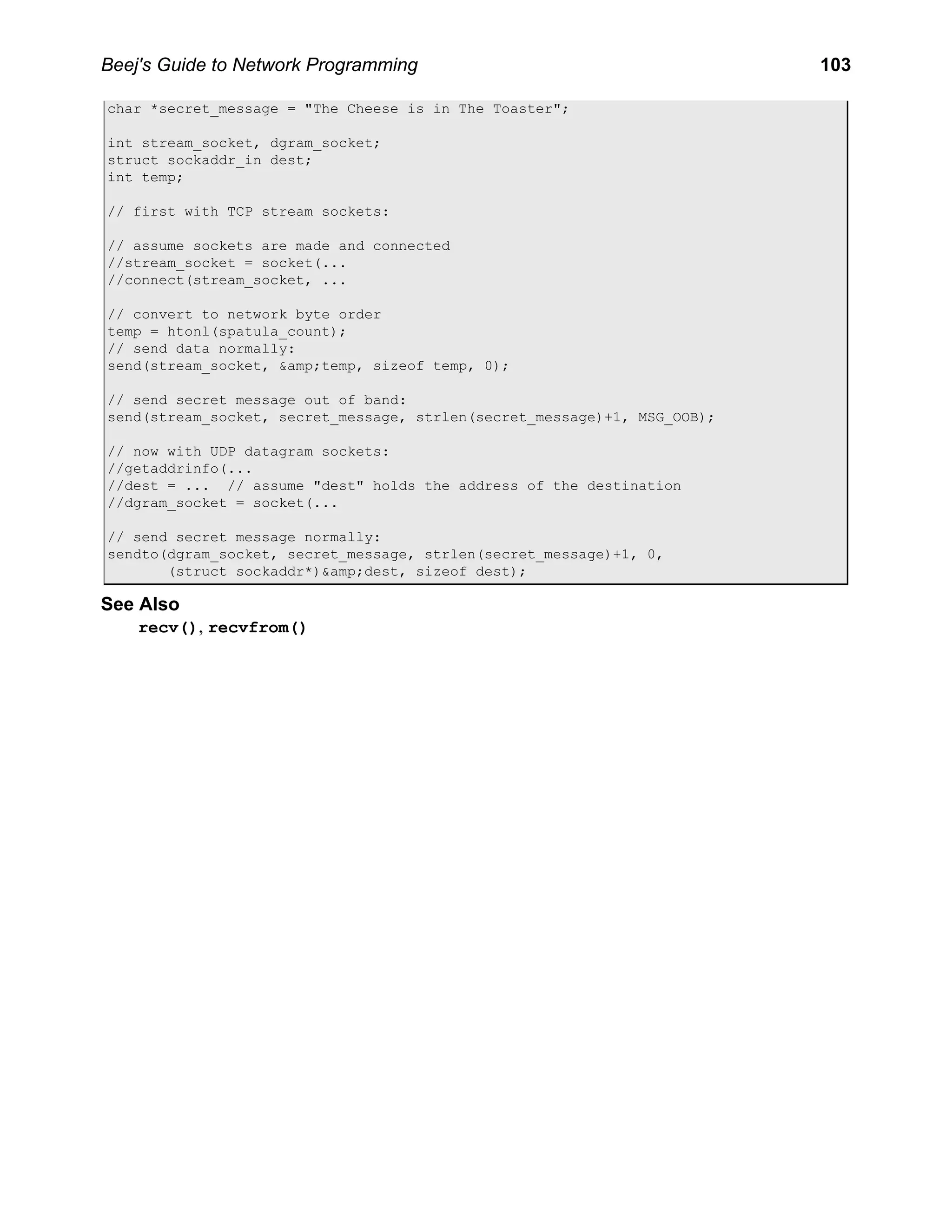 Network Programming