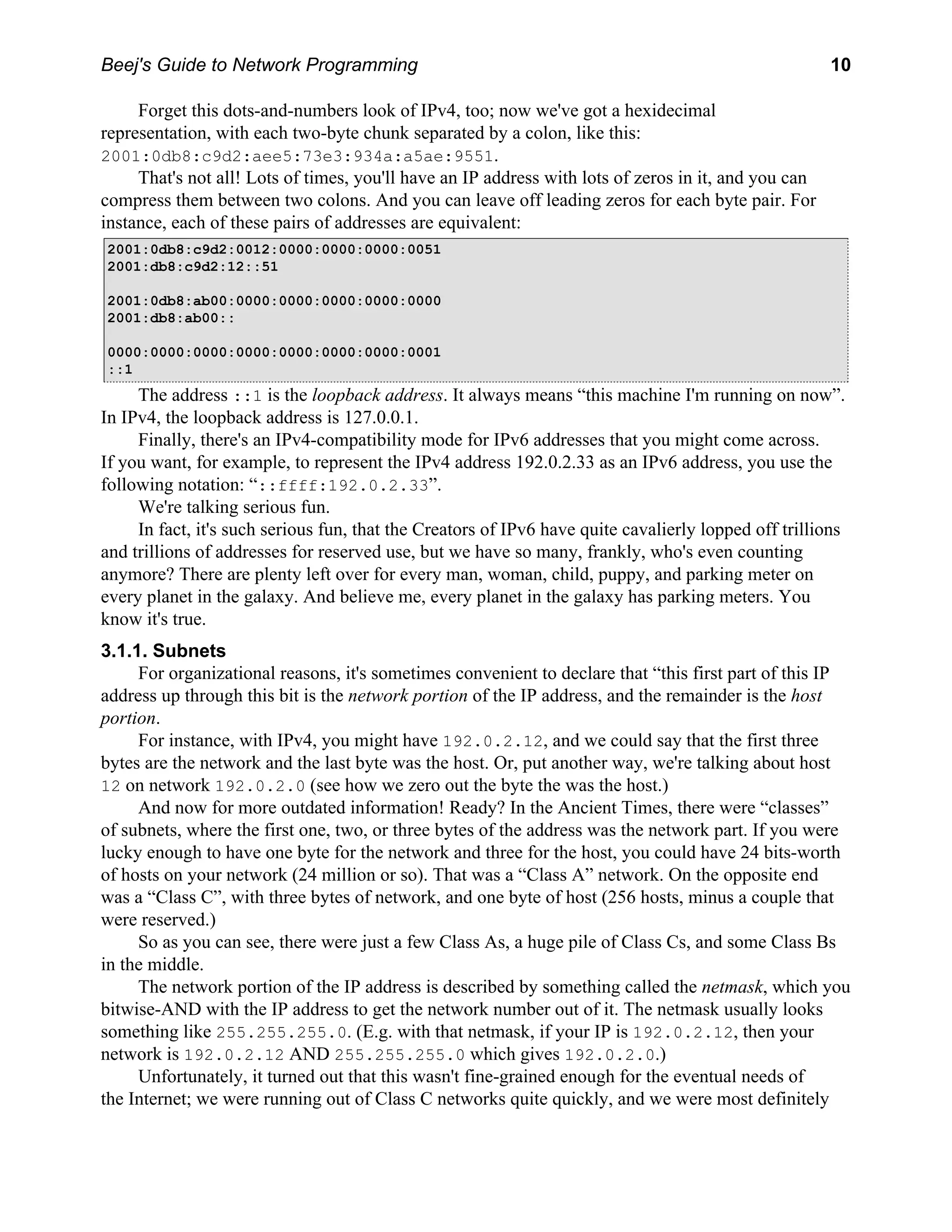 Network Programming