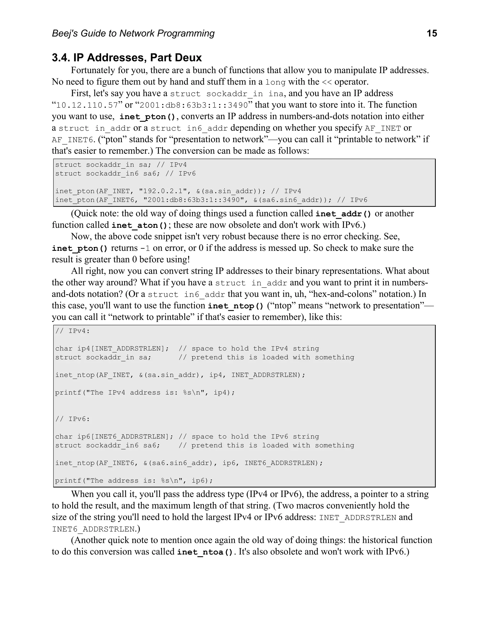 Network Programming