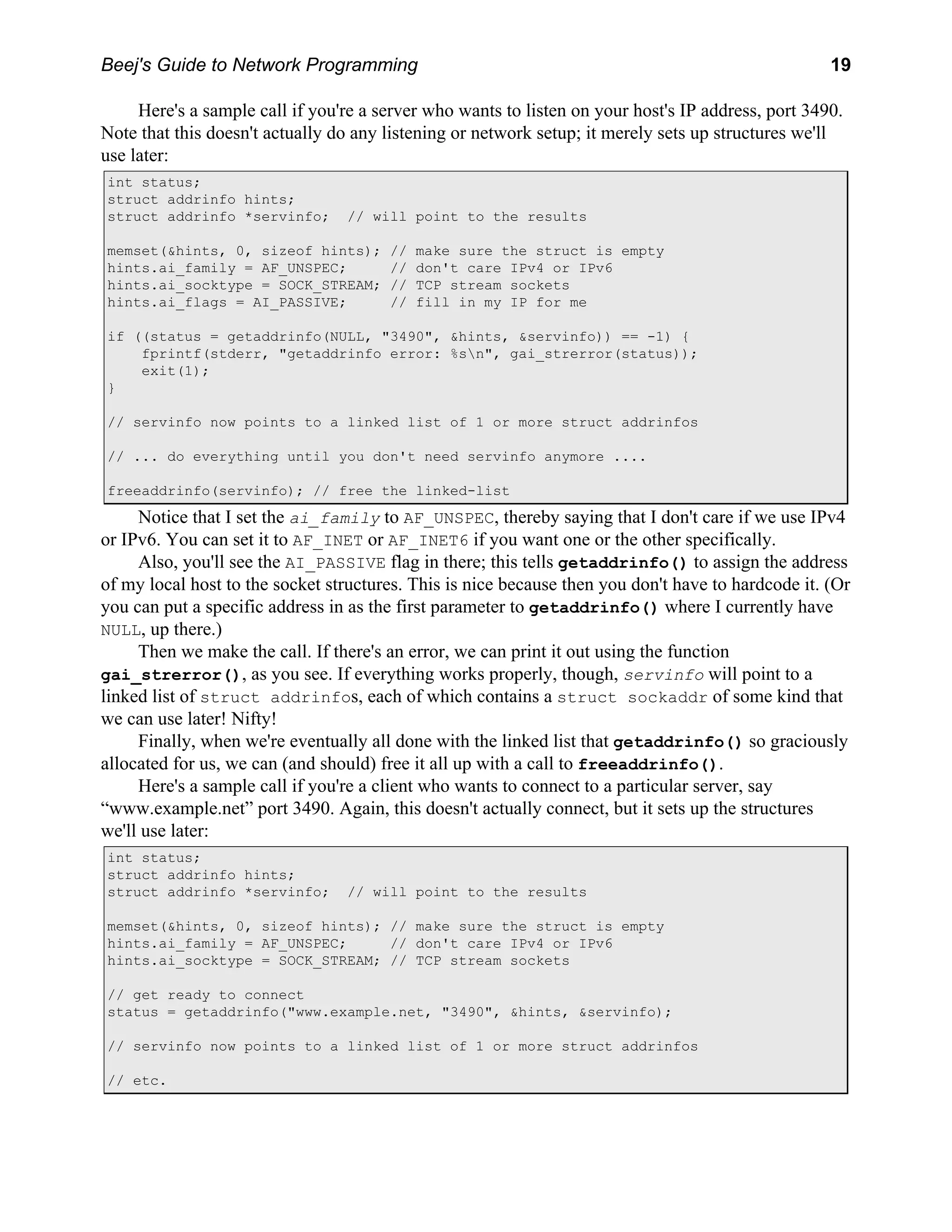 Network Programming