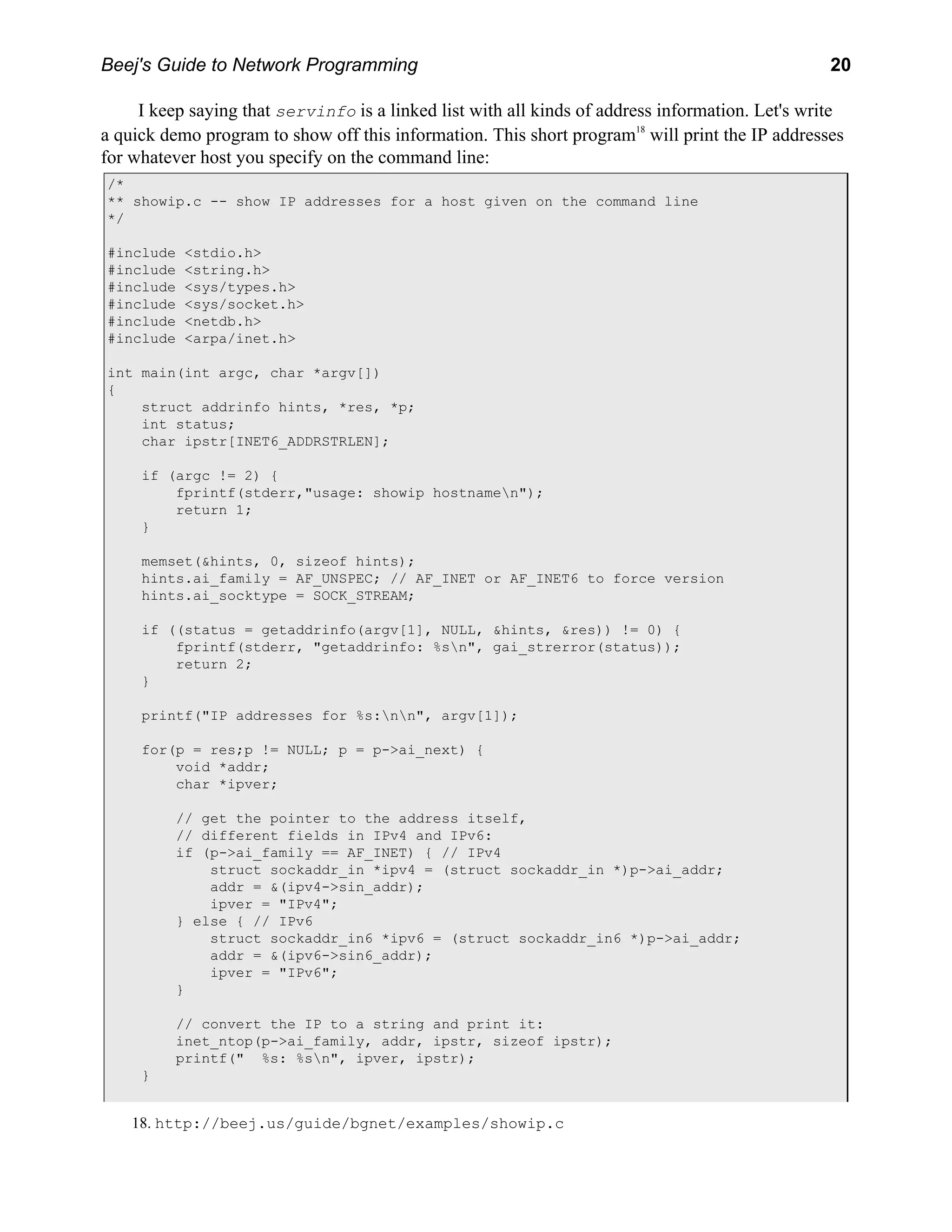 Network Programming