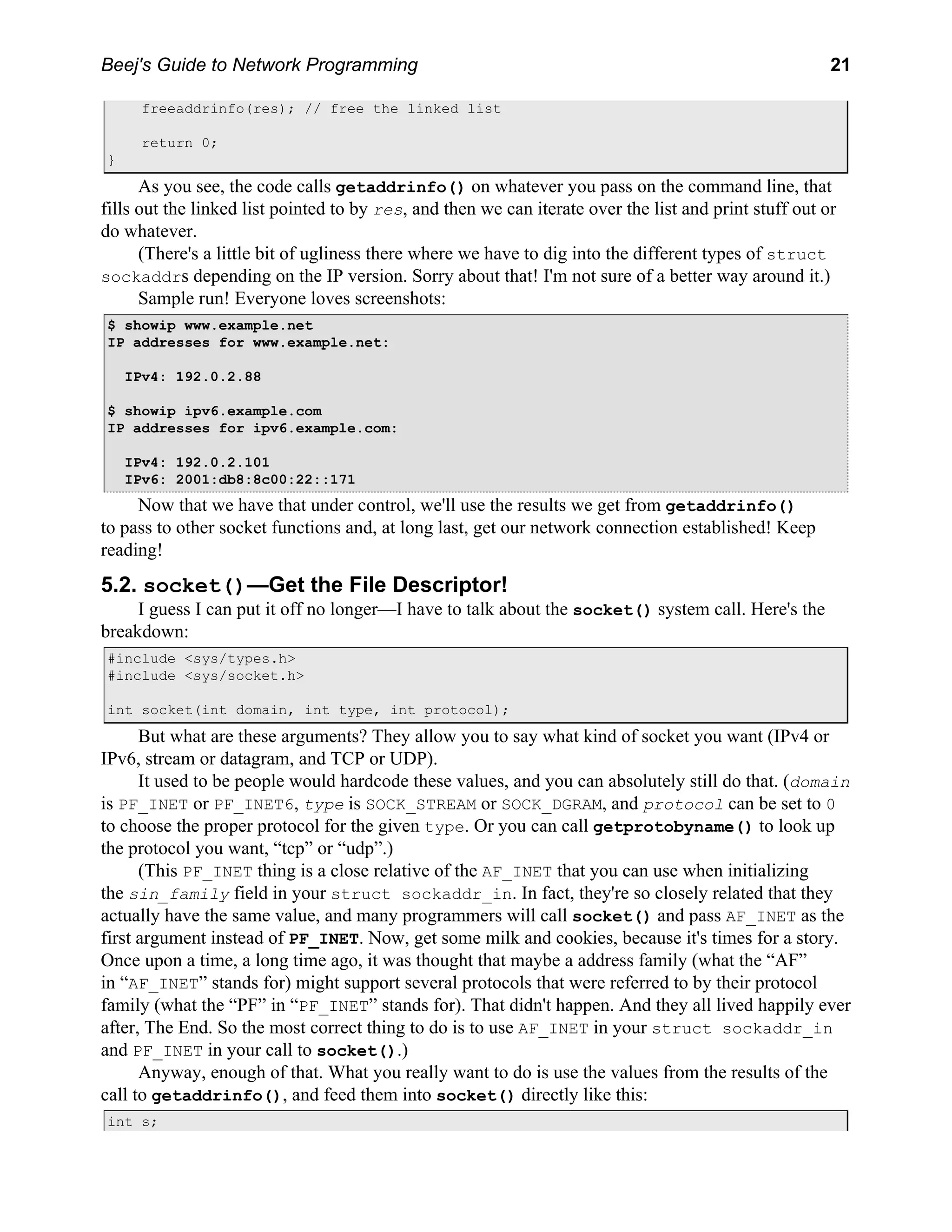 Network Programming