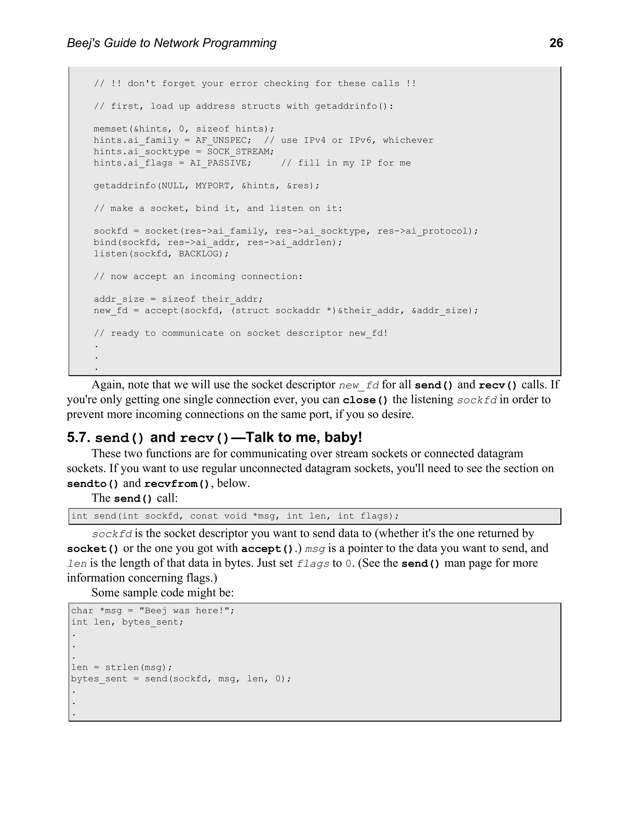 Network Programming