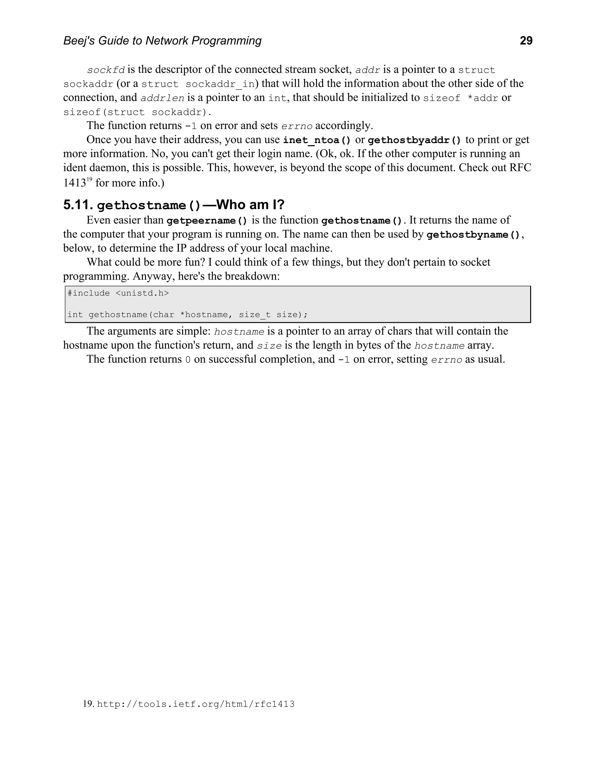 Network Programming