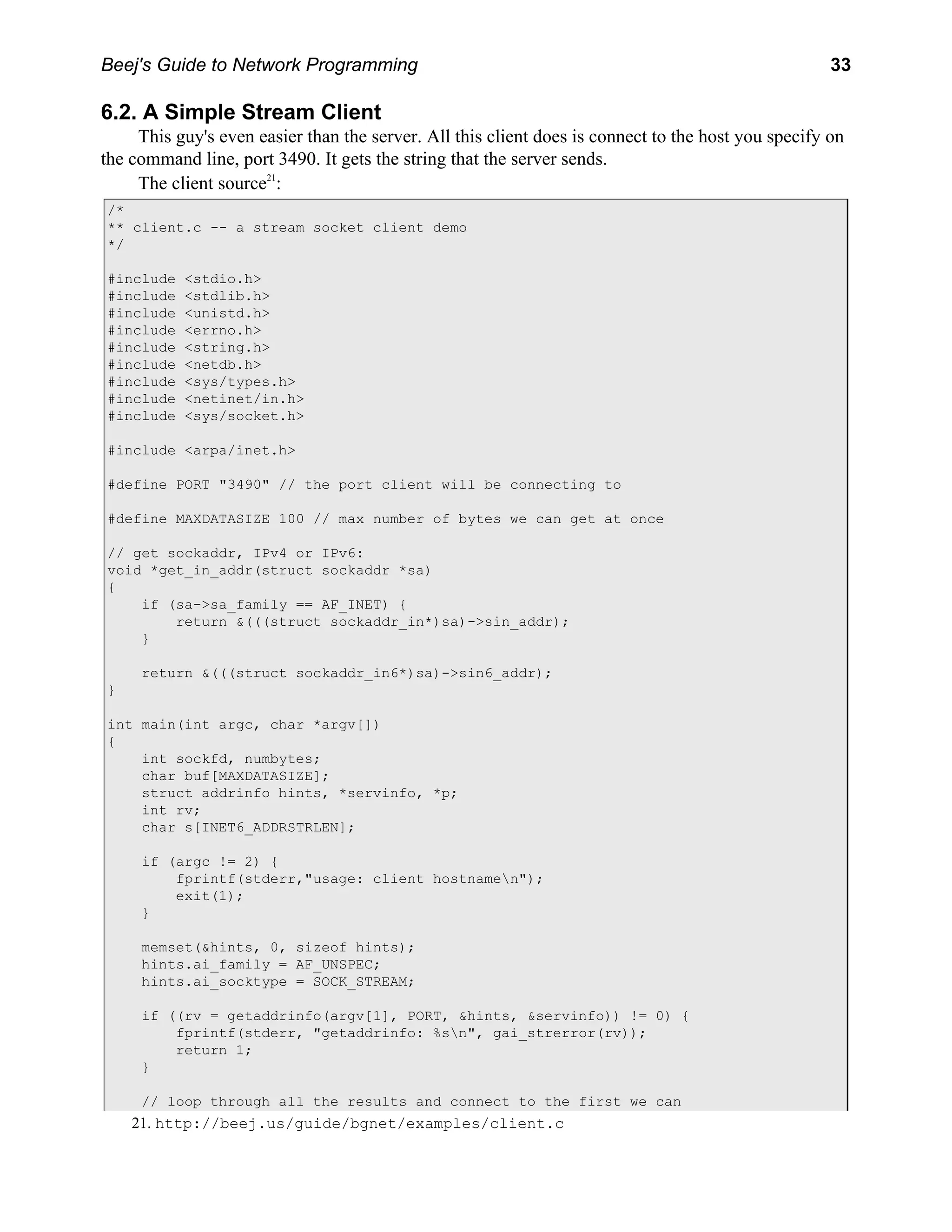 Network Programming