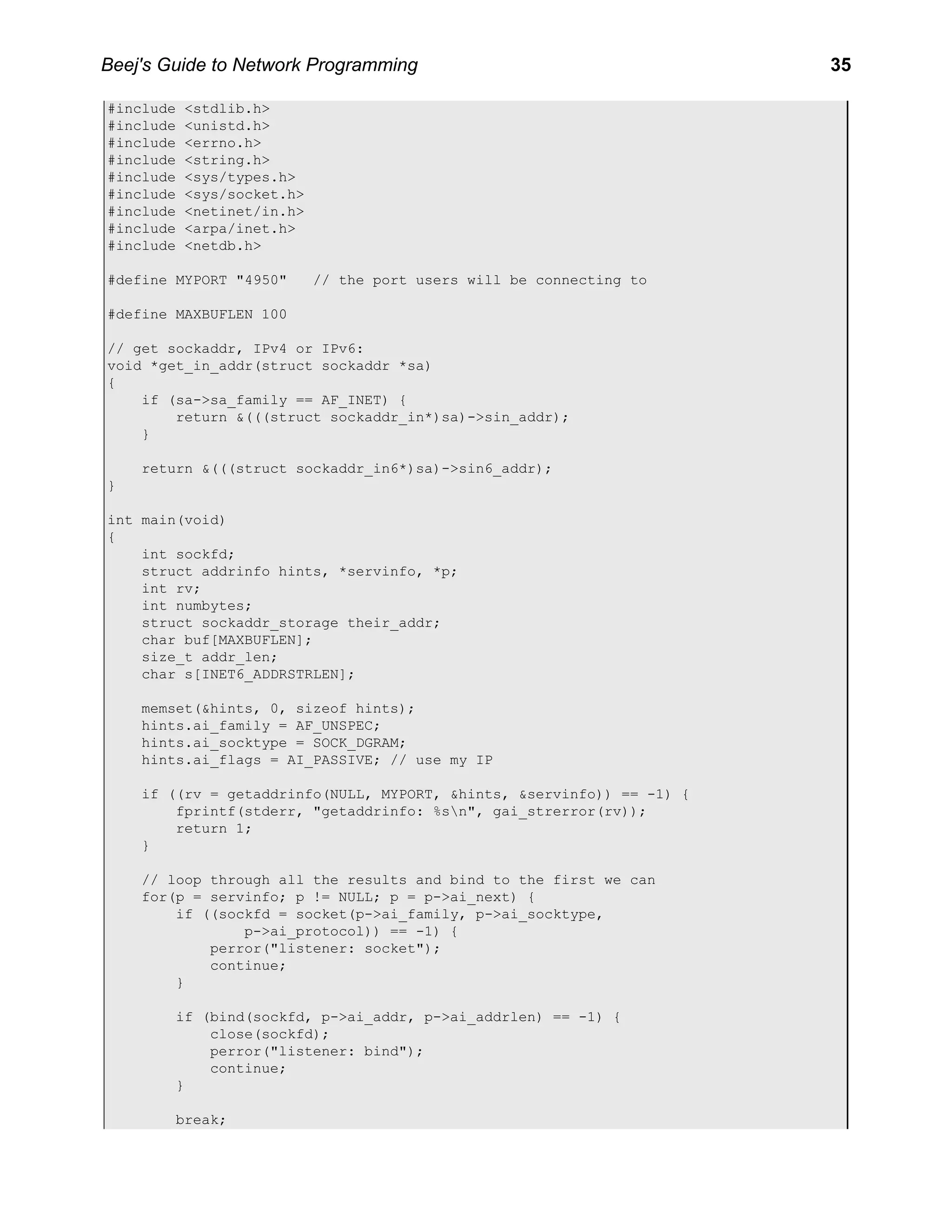 Network Programming
