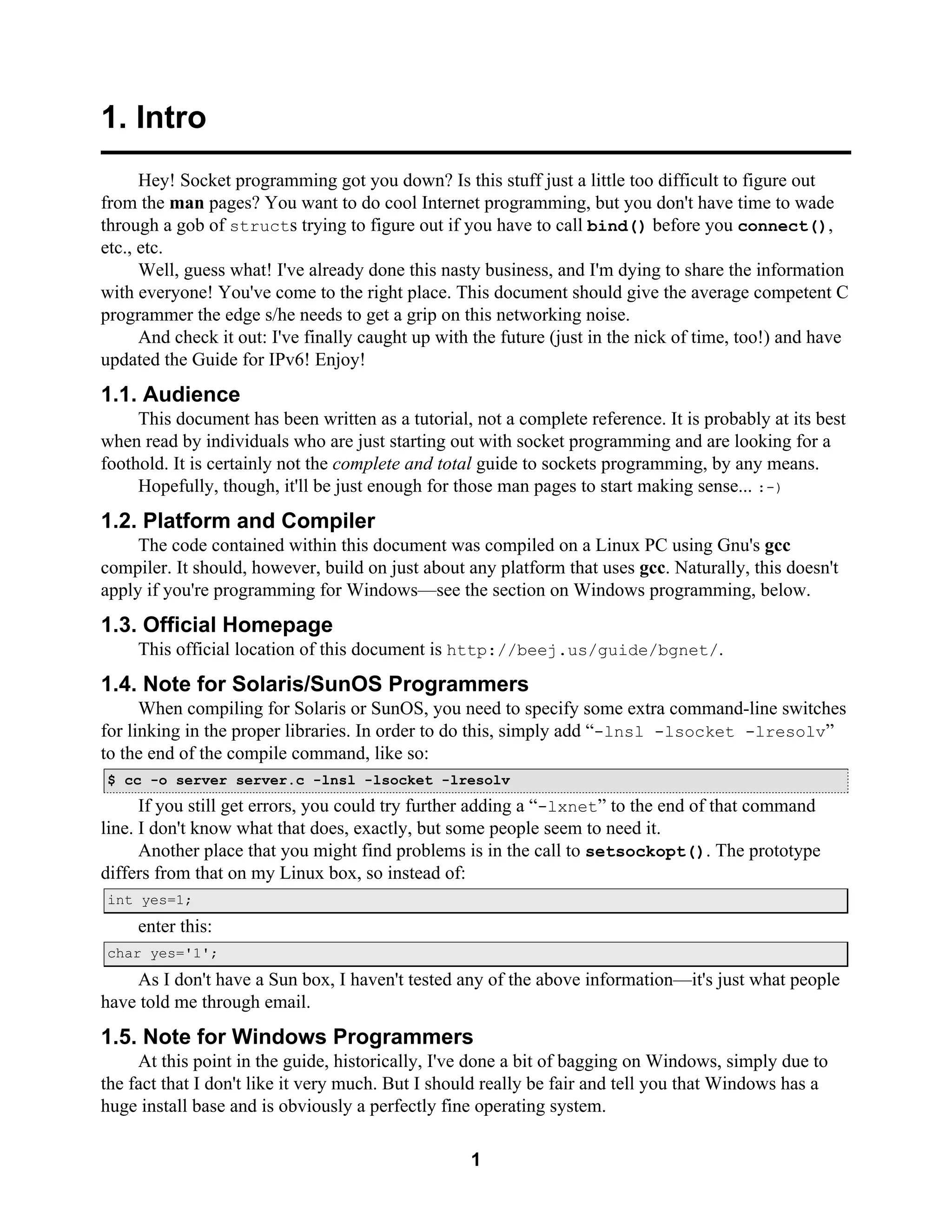 Network Programming