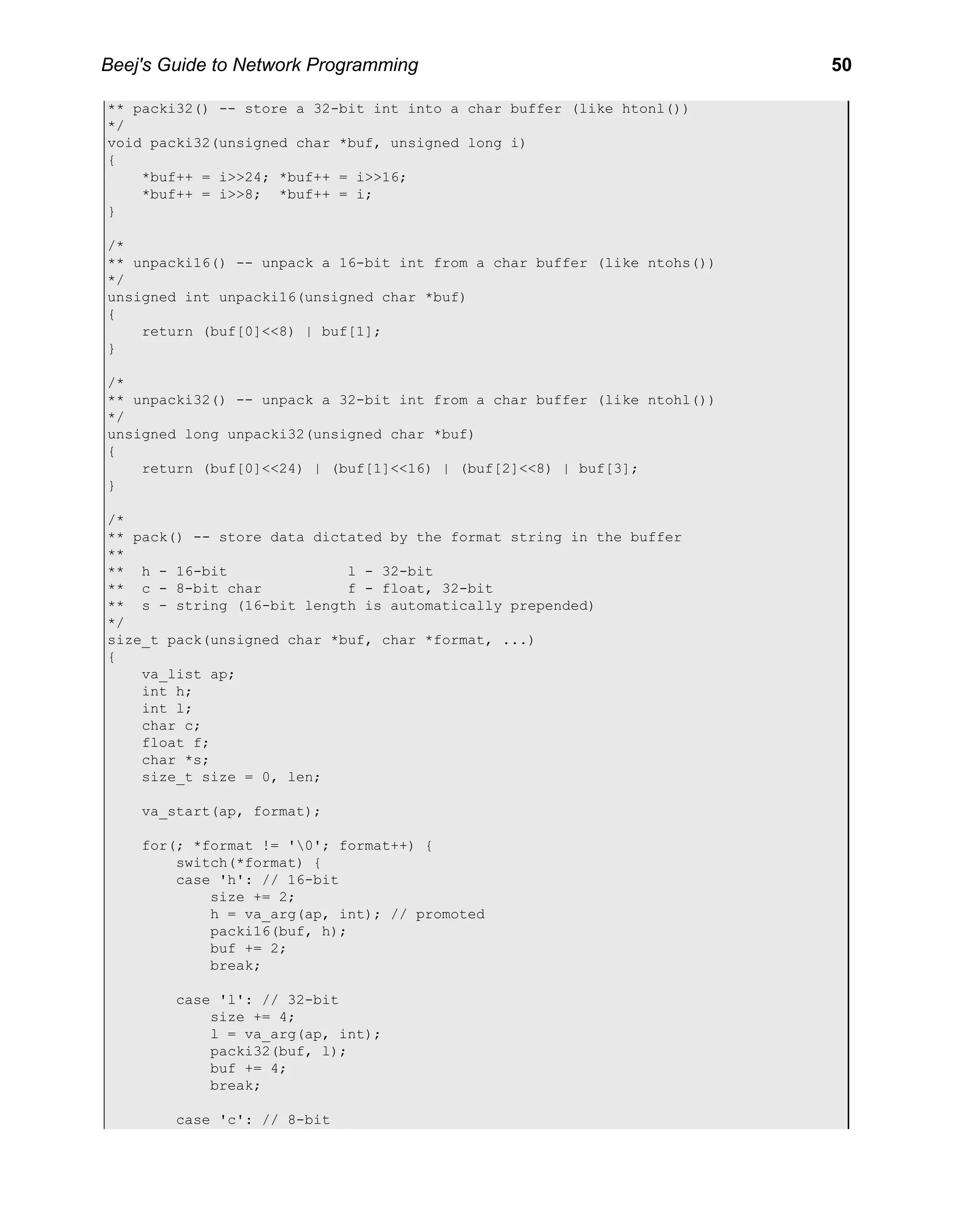 Network Programming