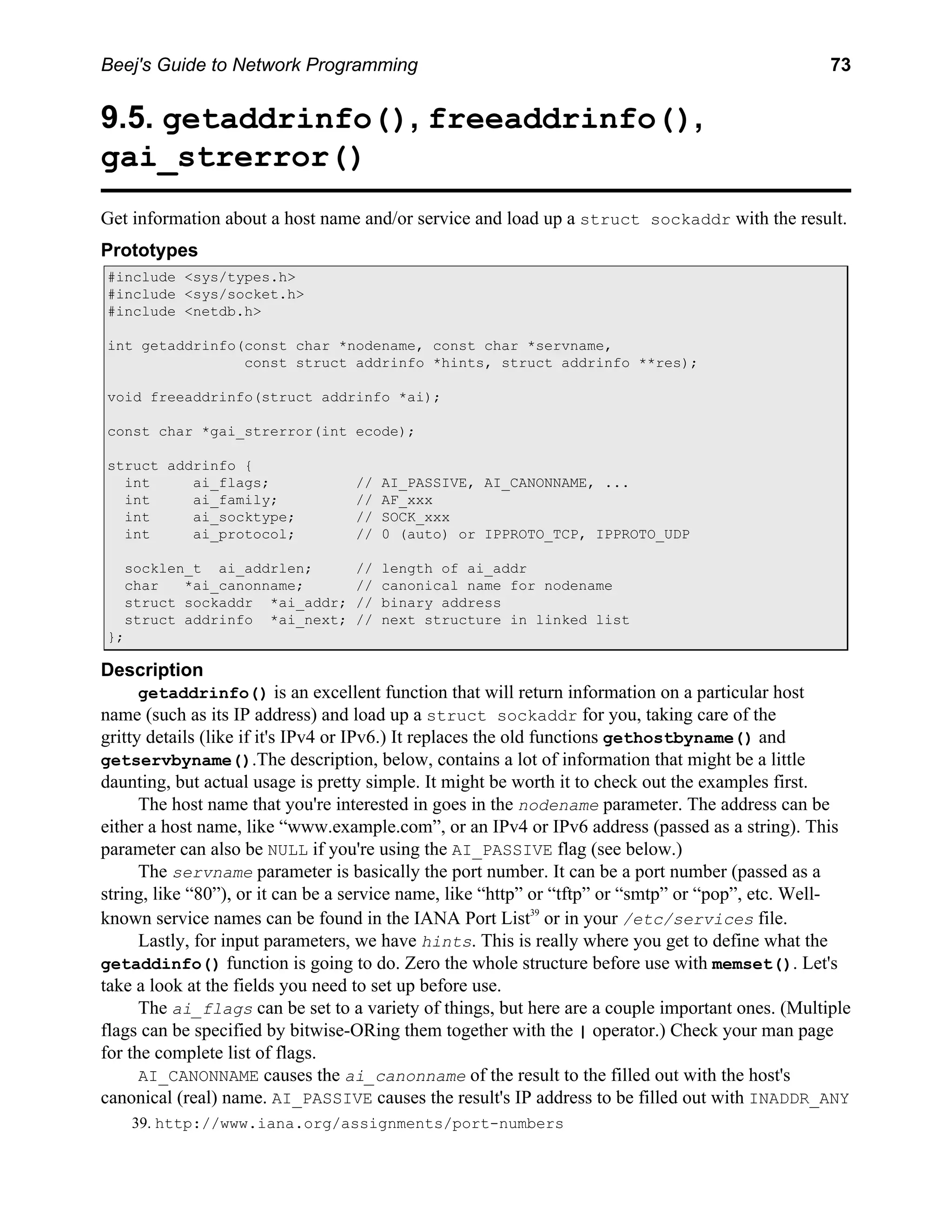 Network Programming