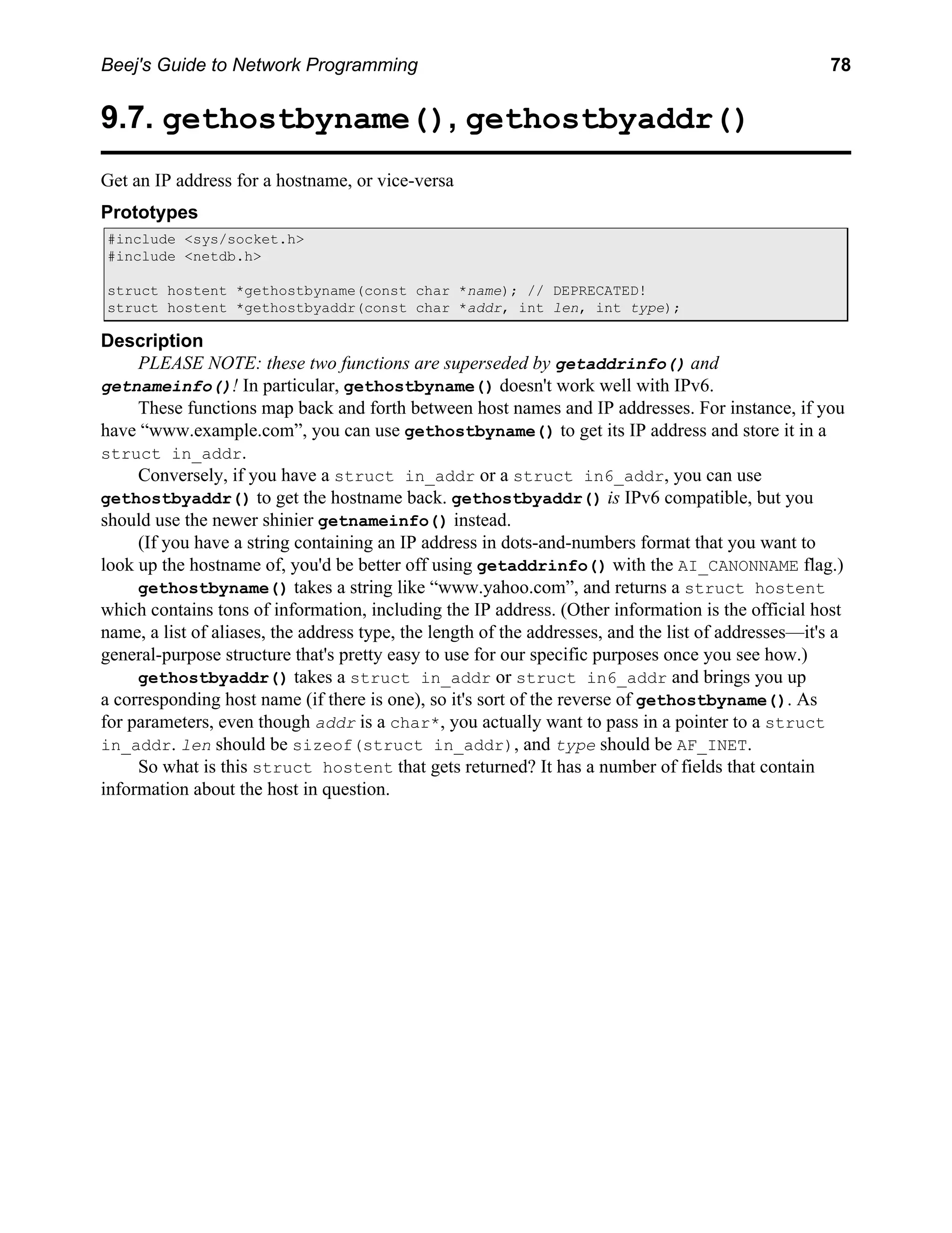 Network Programming