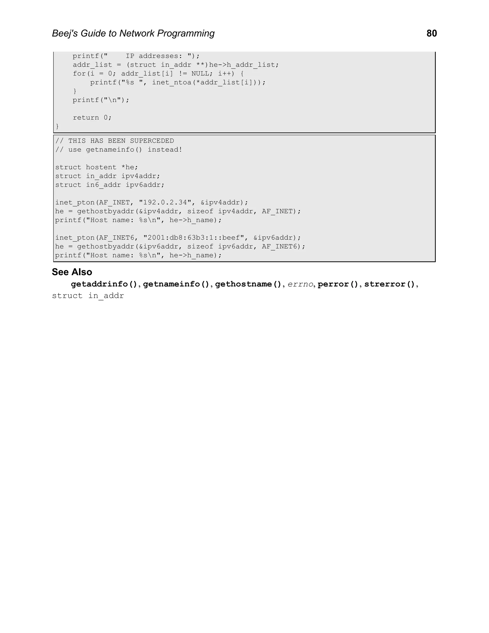 Network Programming