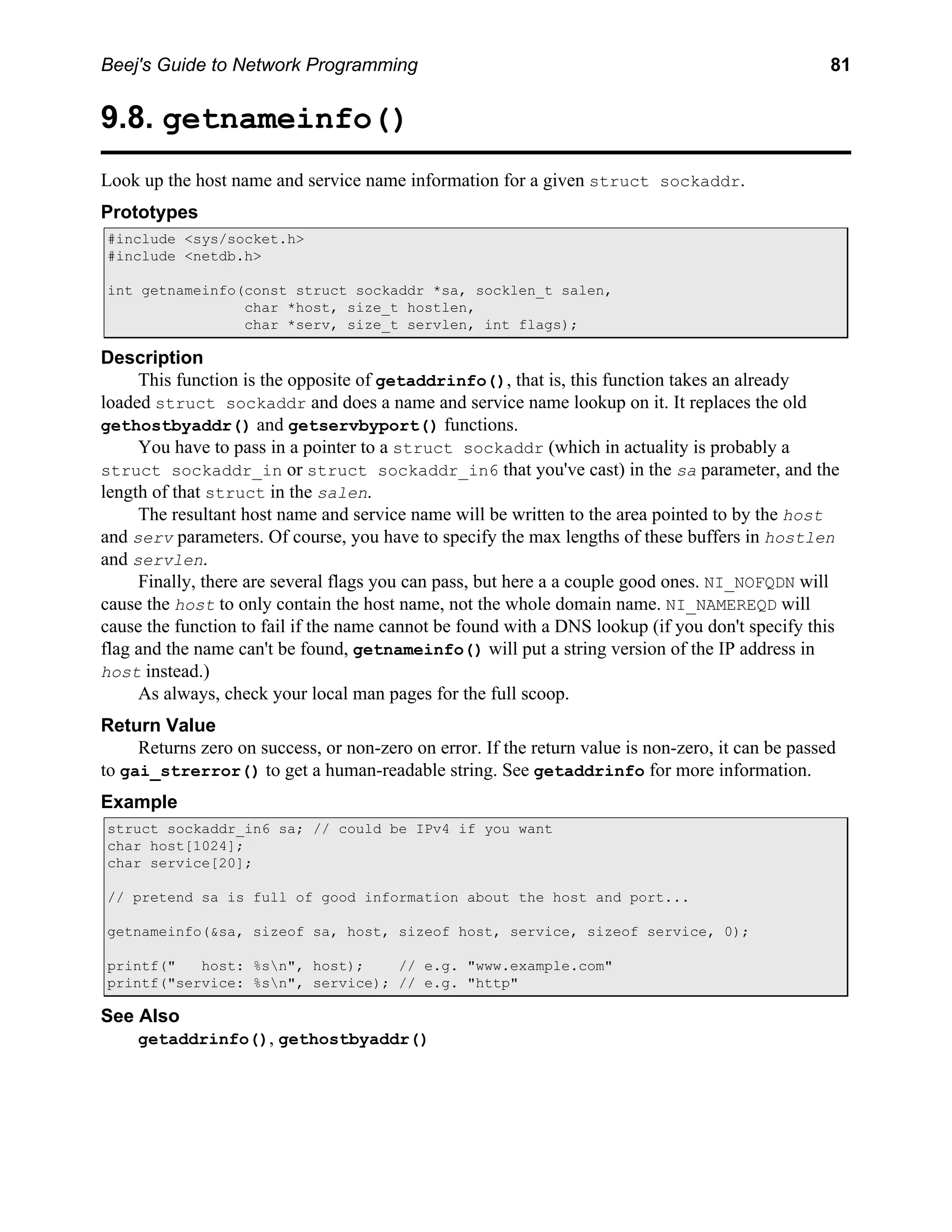 Network Programming