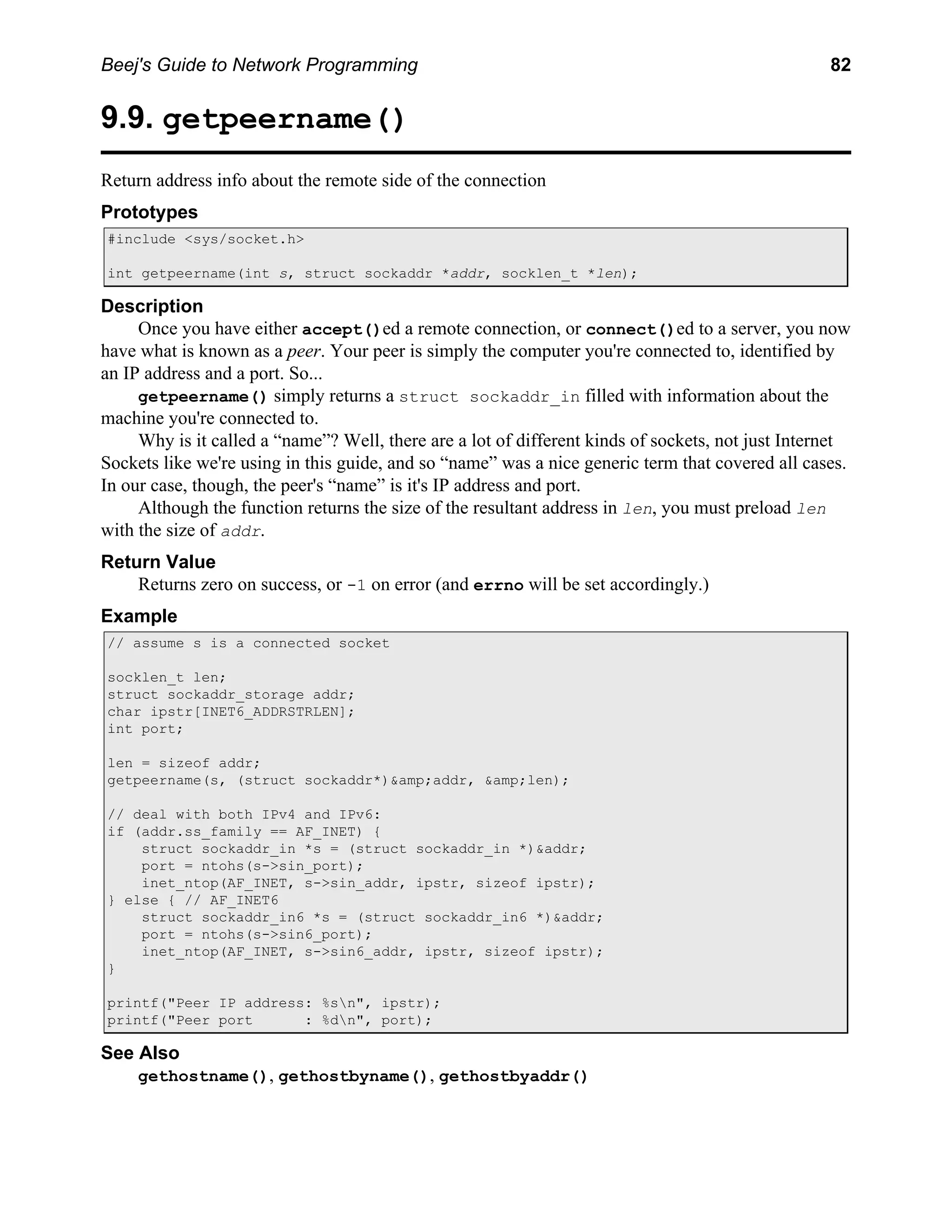 Network Programming