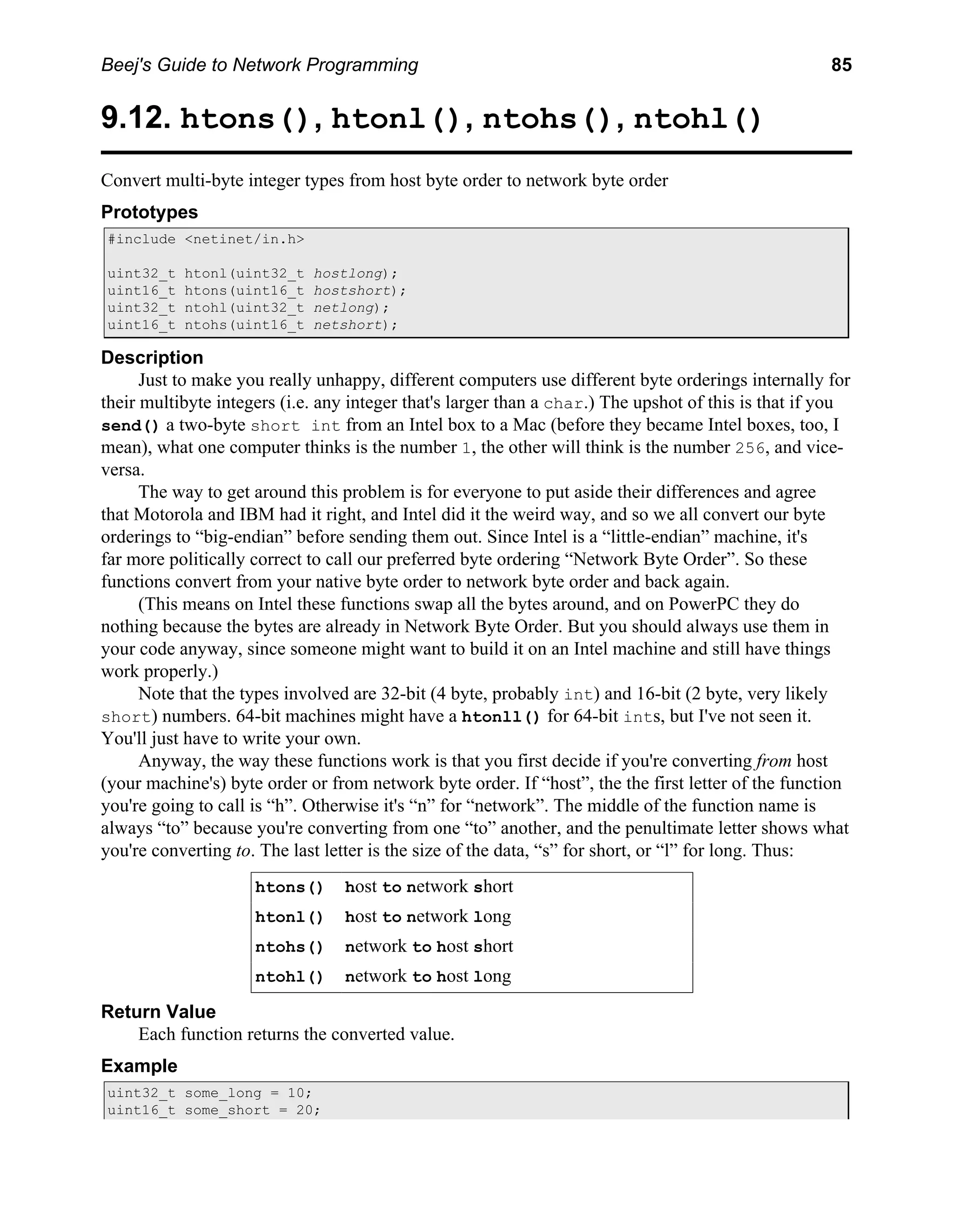 Network Programming