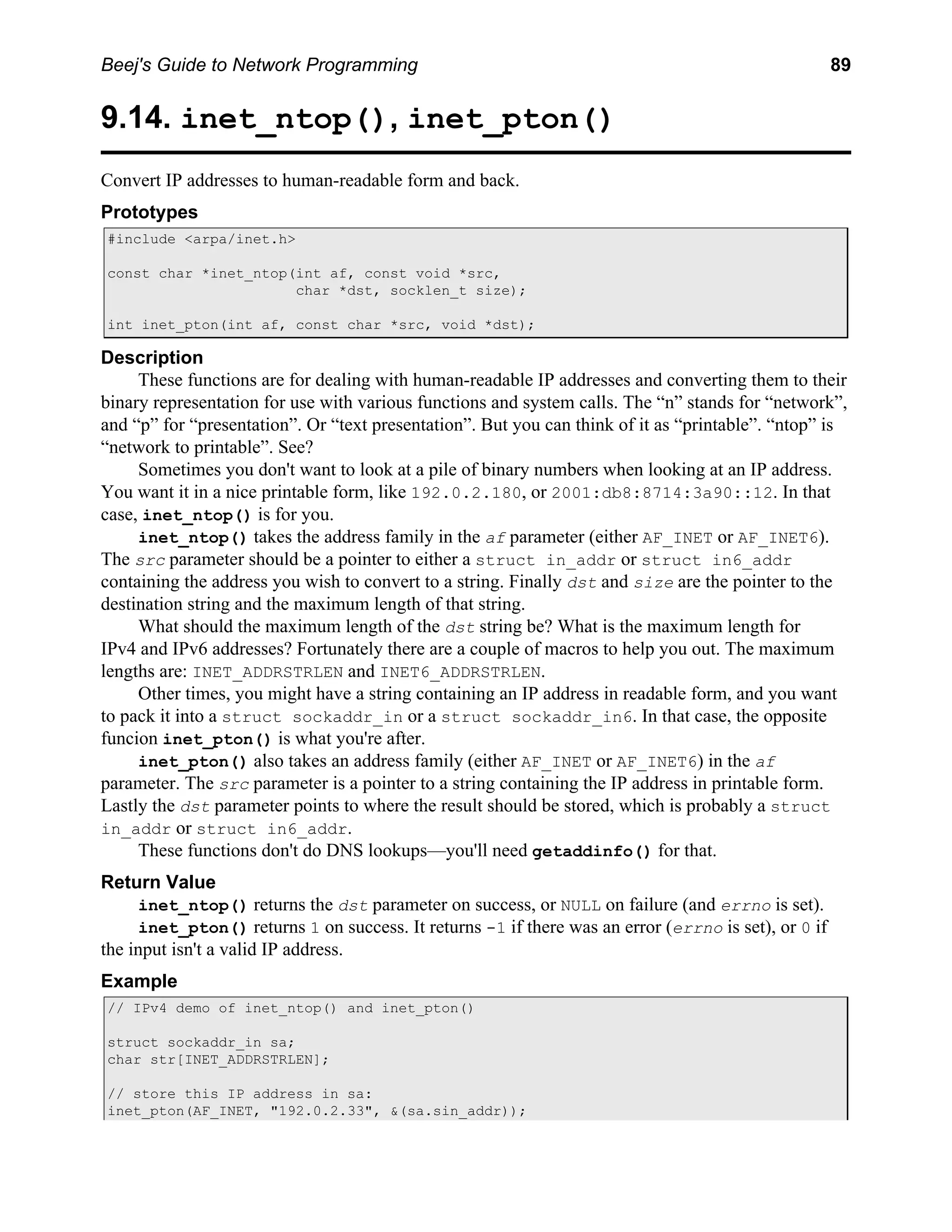 Network Programming