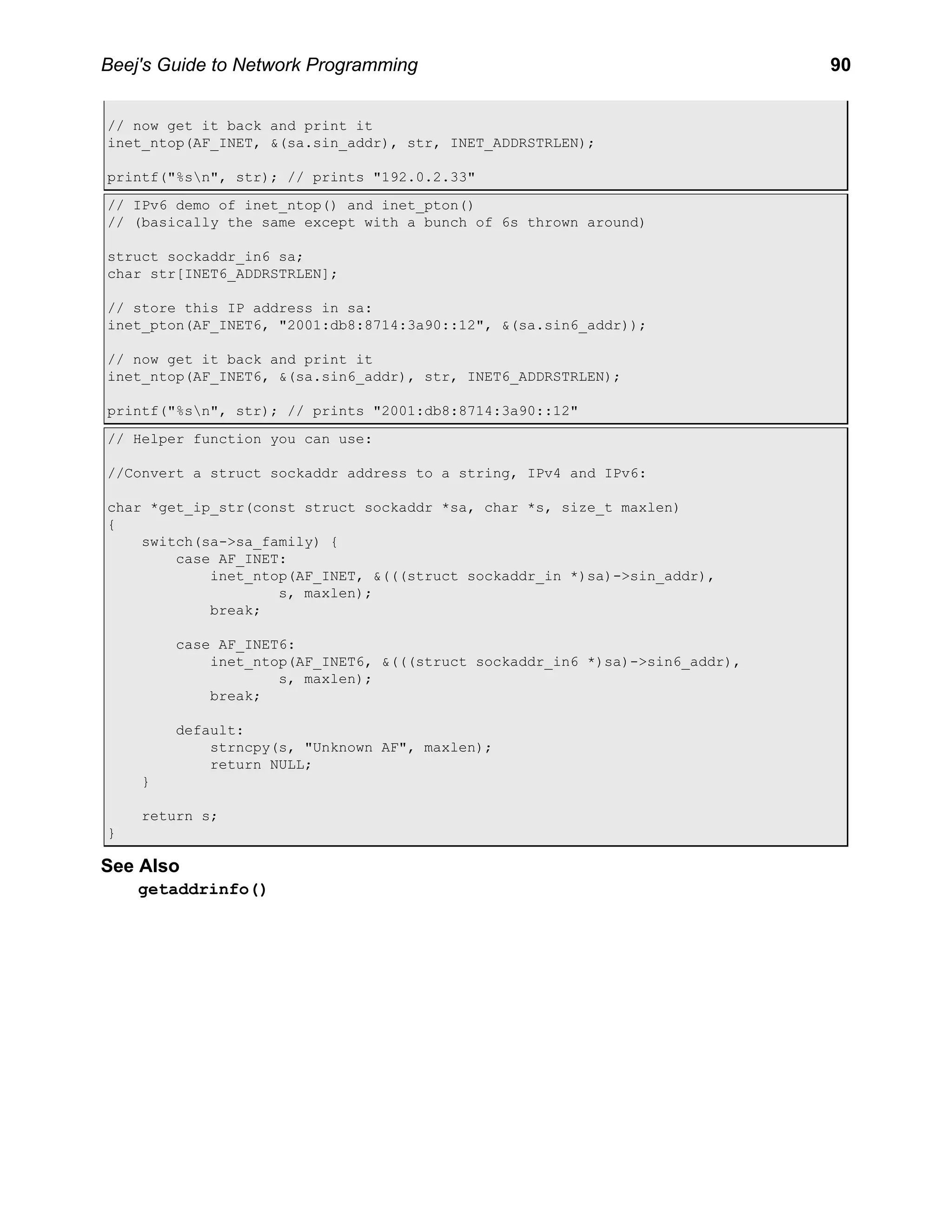 Network Programming