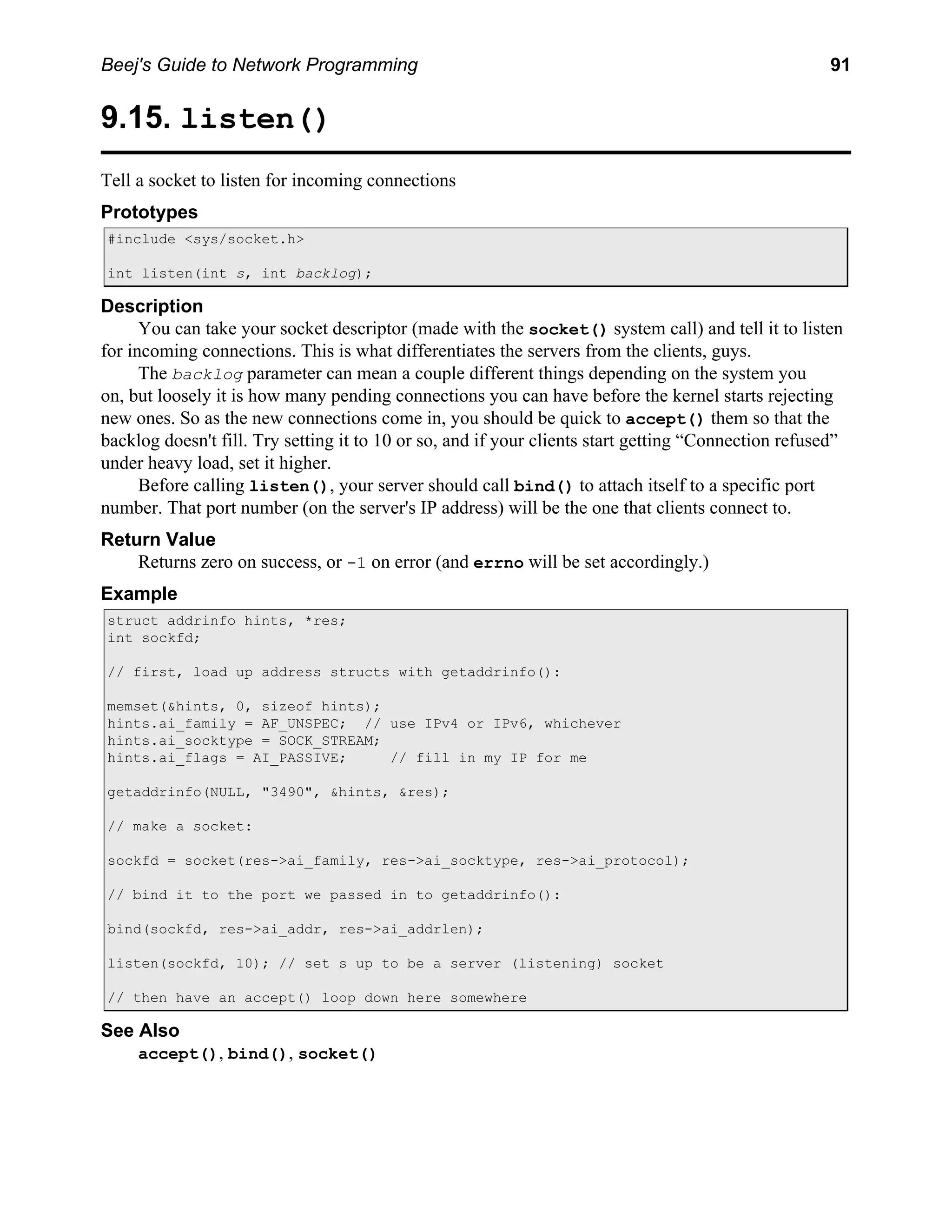 Network Programming