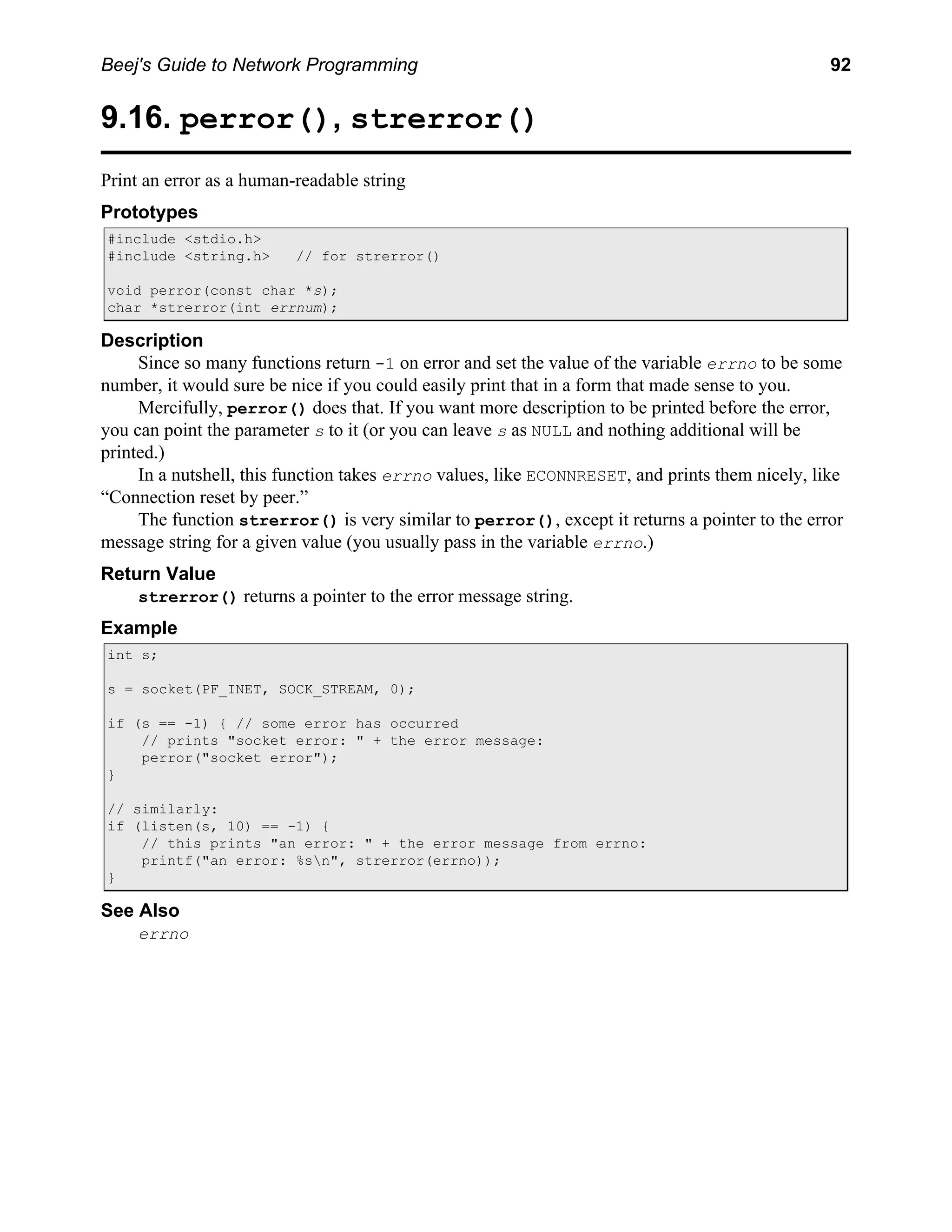Network Programming