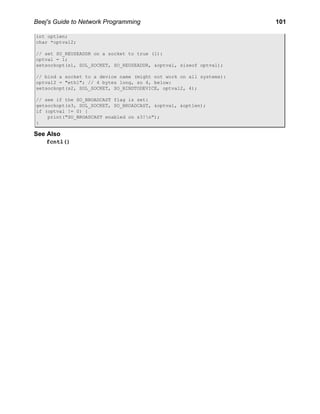 Network Programming