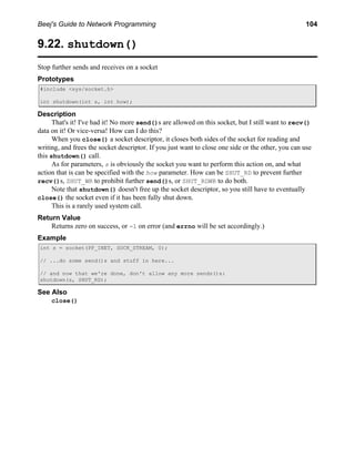 Network Programming