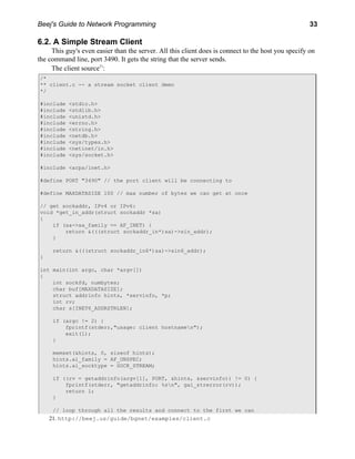 Network Programming