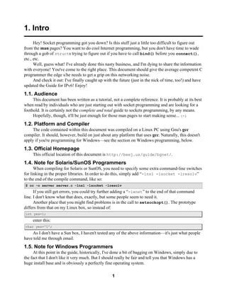 Network Programming