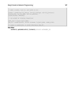 Network Programming