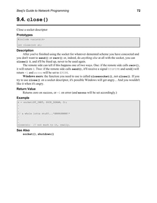 Network Programming