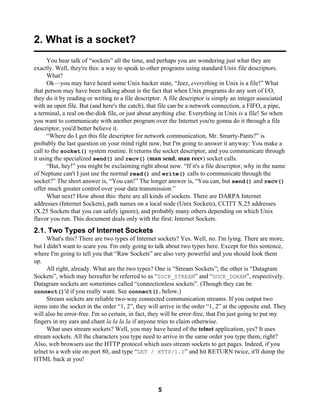 Network Programming